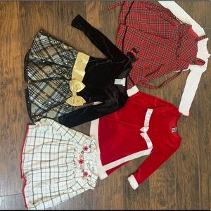 Size 6 holiday and Christmas dresses
